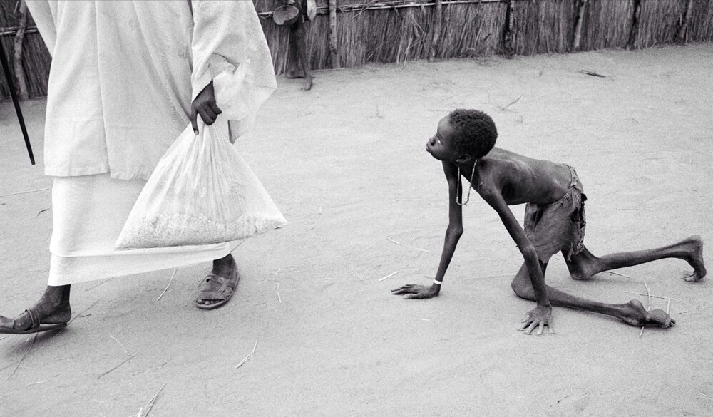 苏丹的饥荒 黑镜头 贫穷 